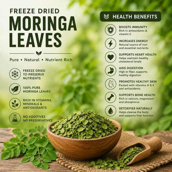 Dried Moringa Leaves