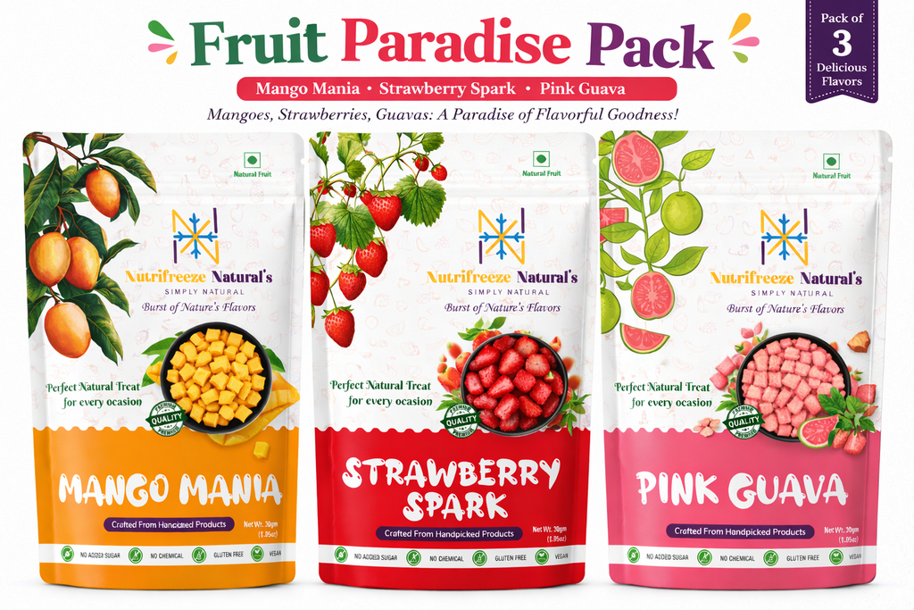 Fruit Paradise Pack-Mango Mania - Strawberry Spark- Pink Guava           Combo Pack