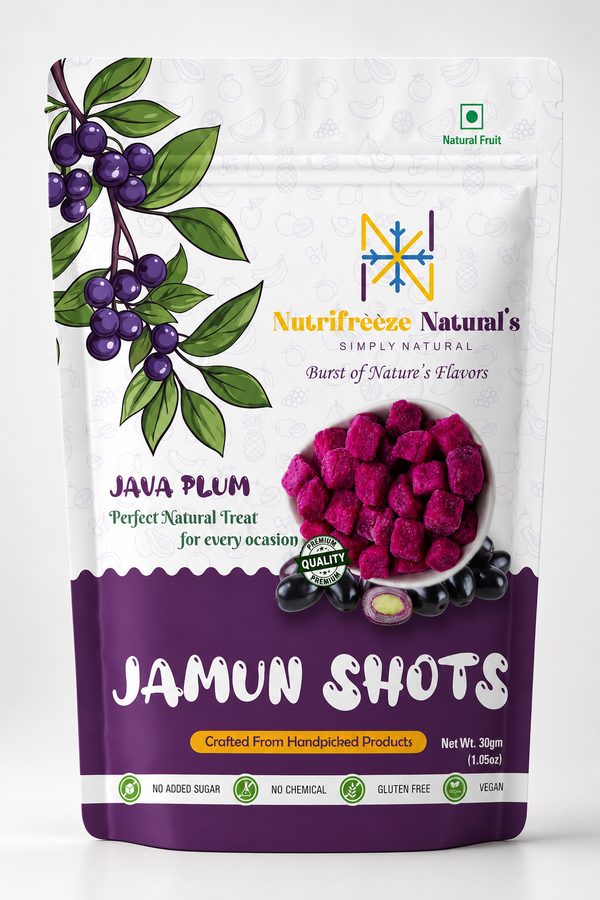 Jamun Shots - Premium Dried Jamun Fruit Cubes