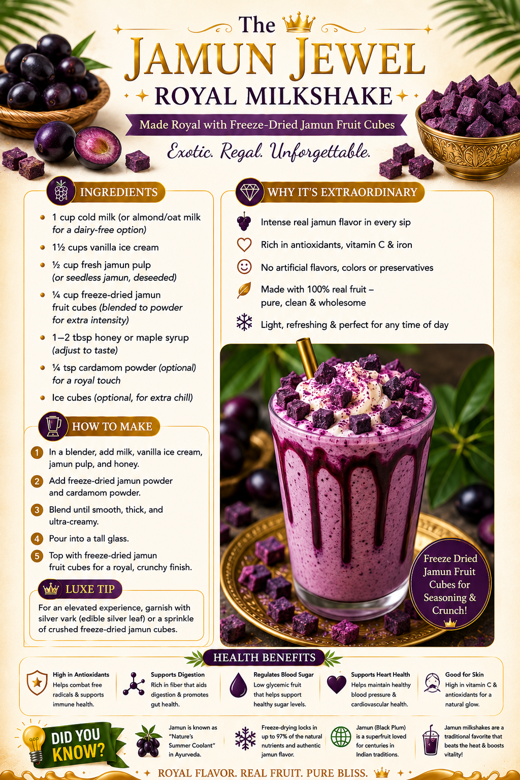 The Jamun Jewel Royal Shake