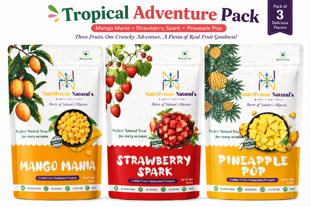 Tropical Adventure Pack- Mango Mania- Strawberry Spark- Pineapple Pop Combo Pack