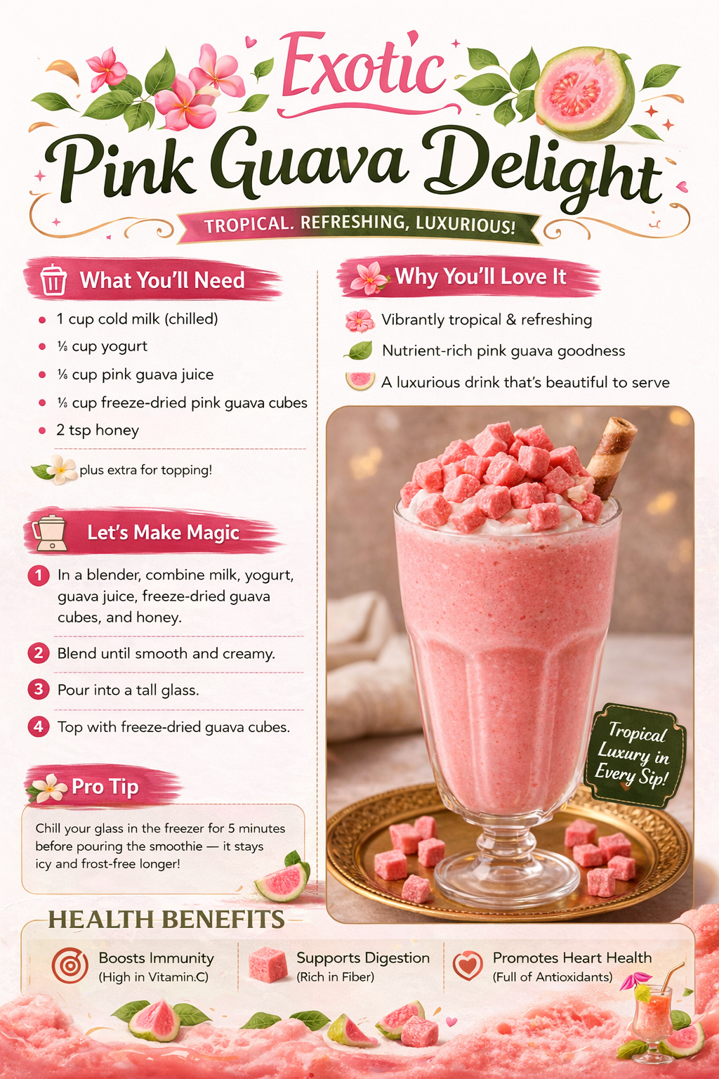 Exotic Pink Guava Delight