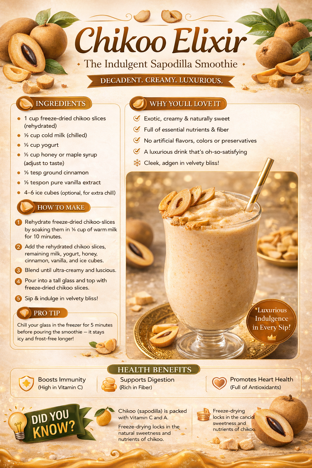 The Chikoo Elixir