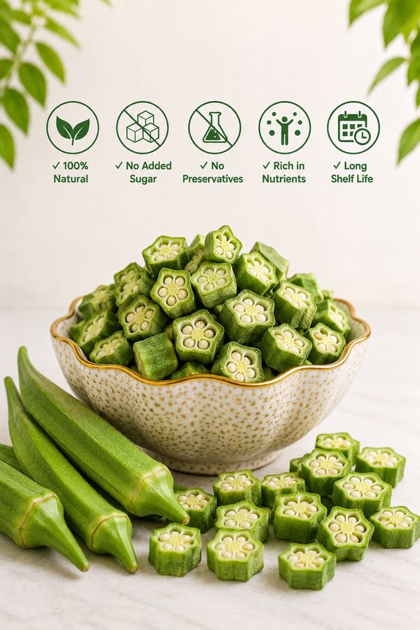 Dried Okra ( Lady-Finger/ Bhindi )