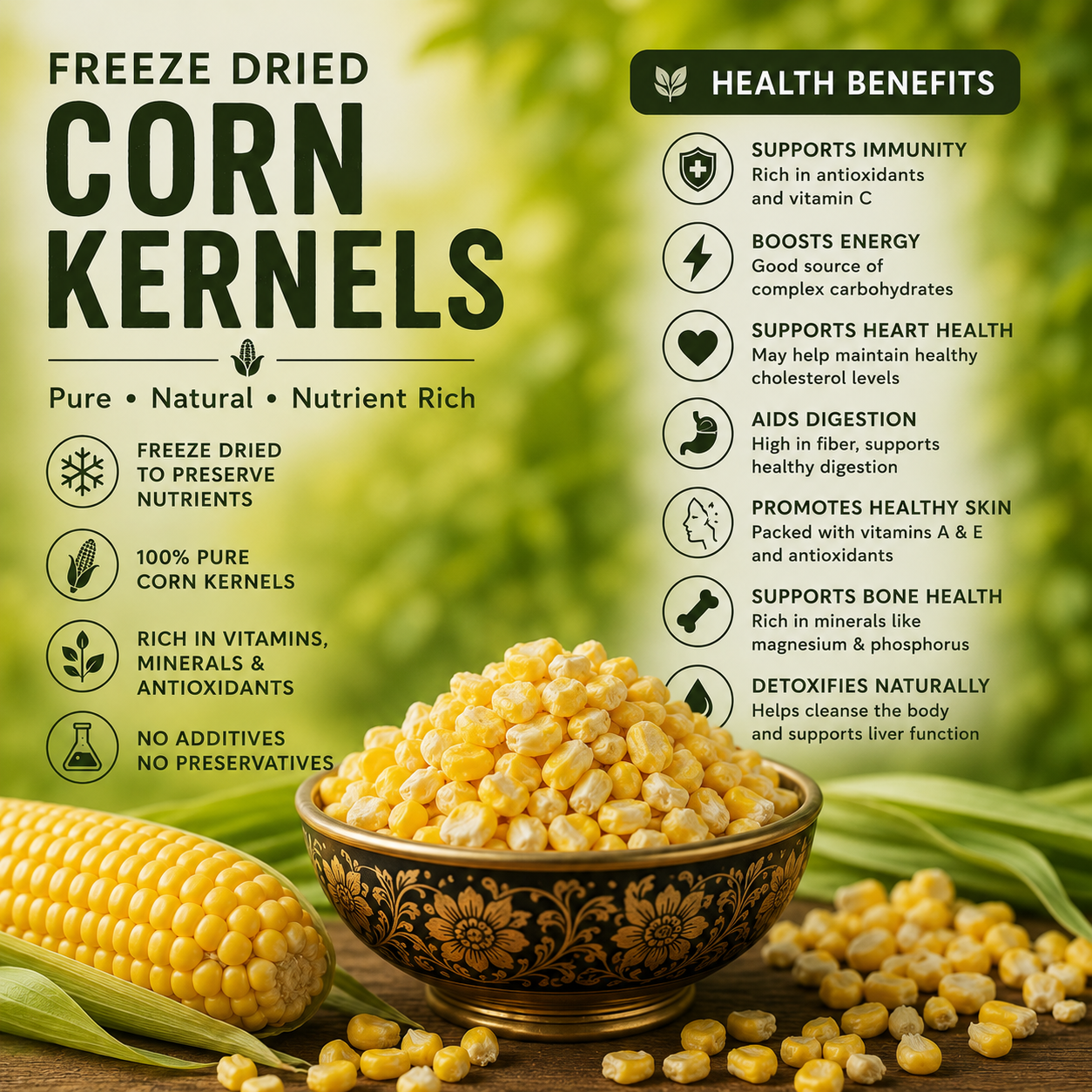Dried Corn Kernels
