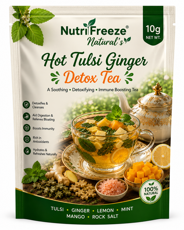 Hot Tulsi Ginger Detox Tea
