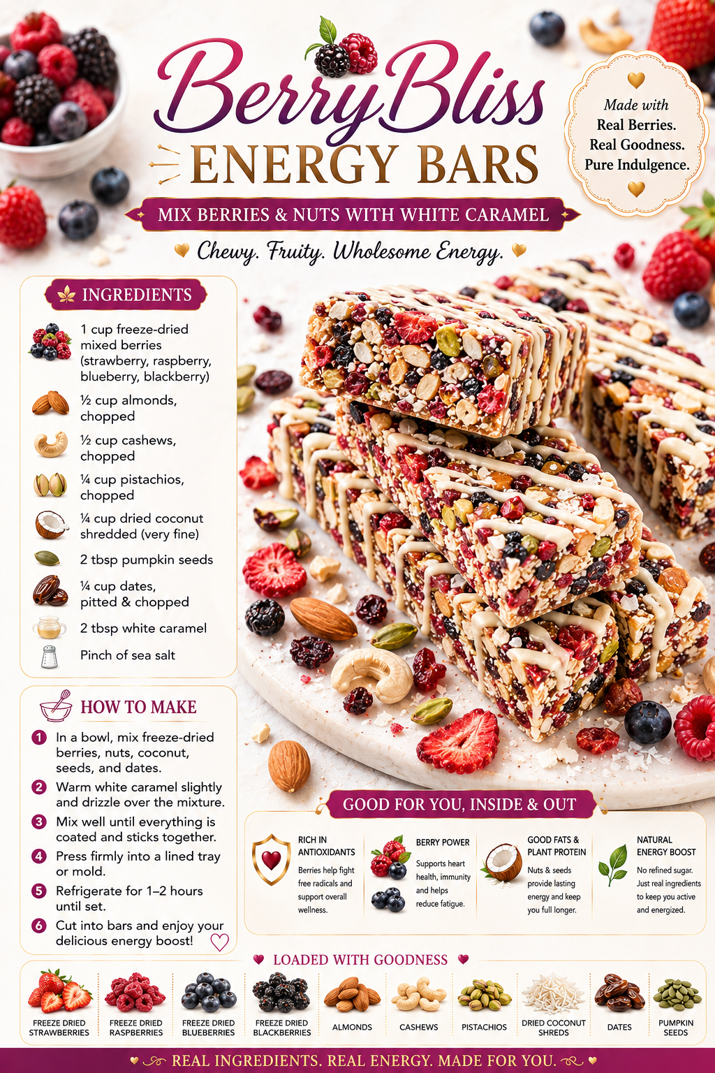 Berry Bliss Energy Bars