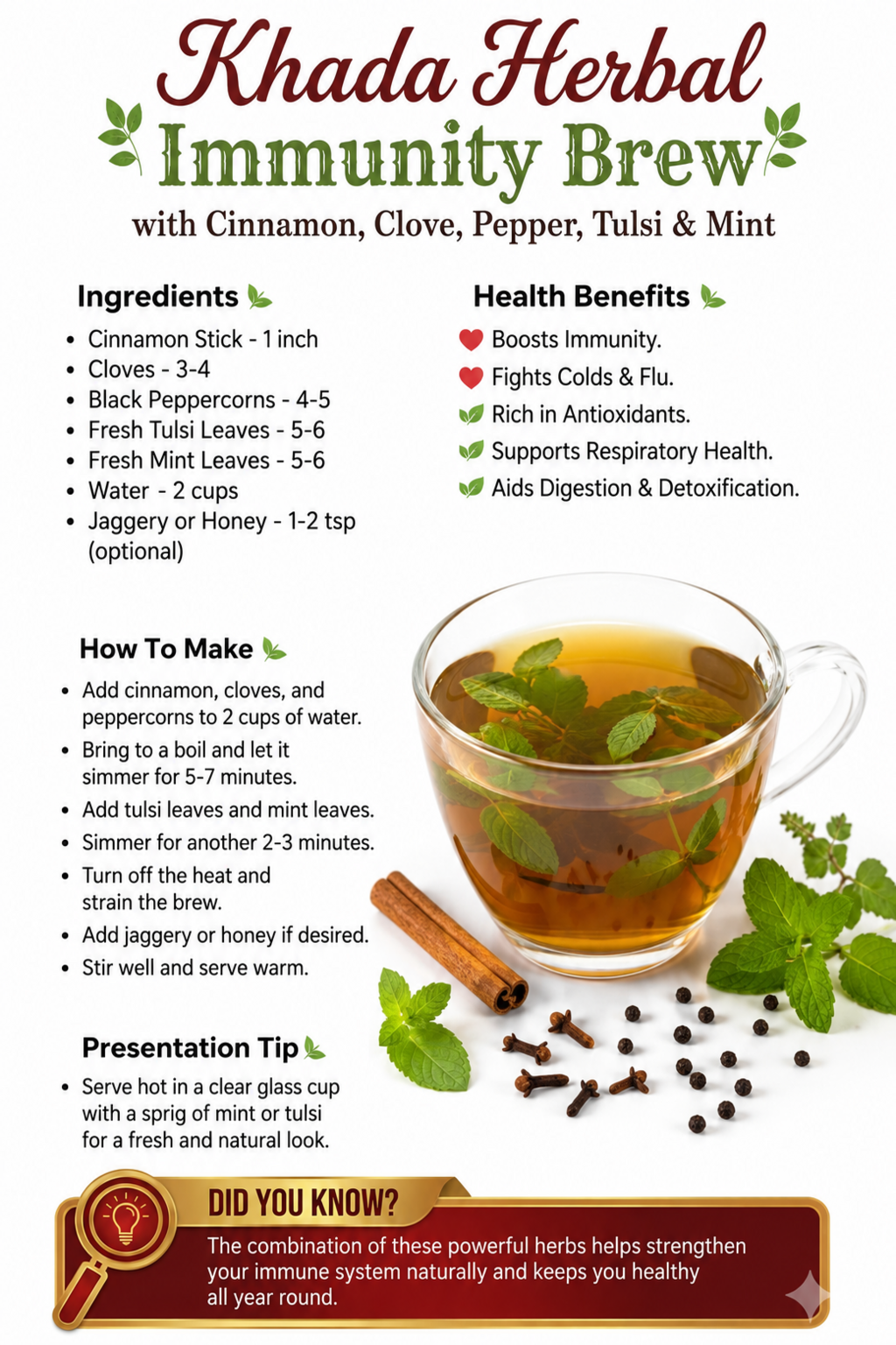 Herbal Immunity Brew