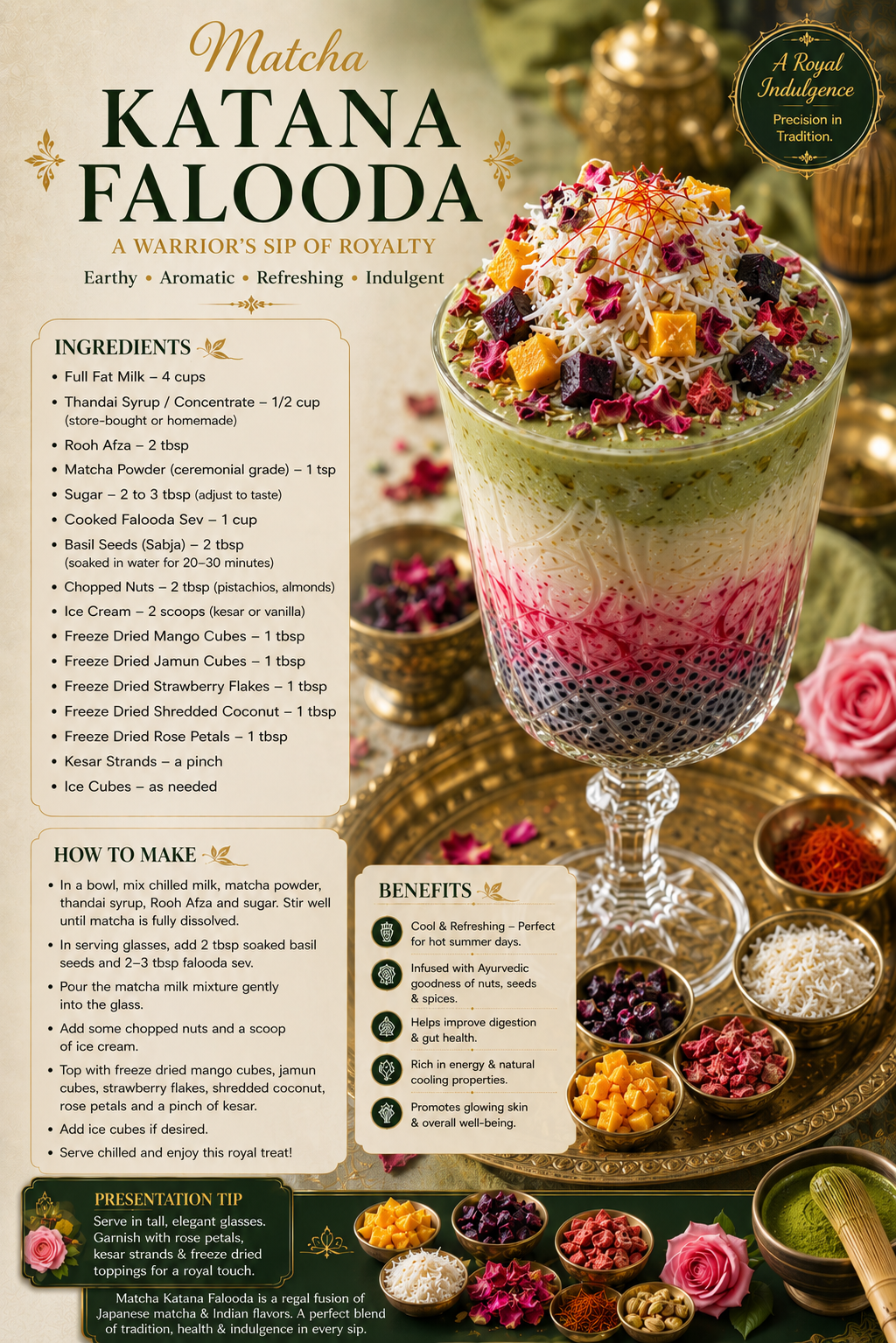 Matcha Katana Falooda