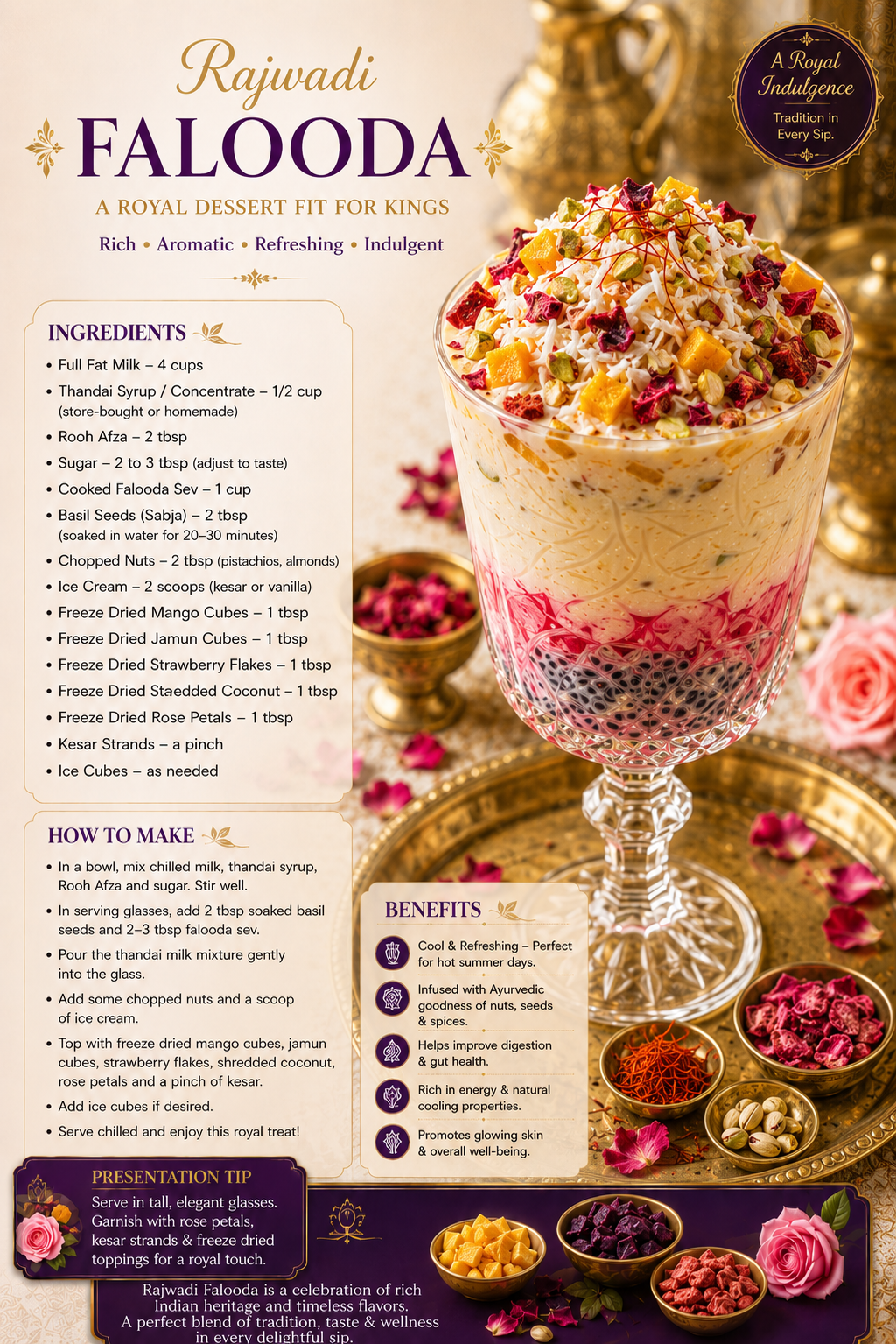Rajwadi Falooda