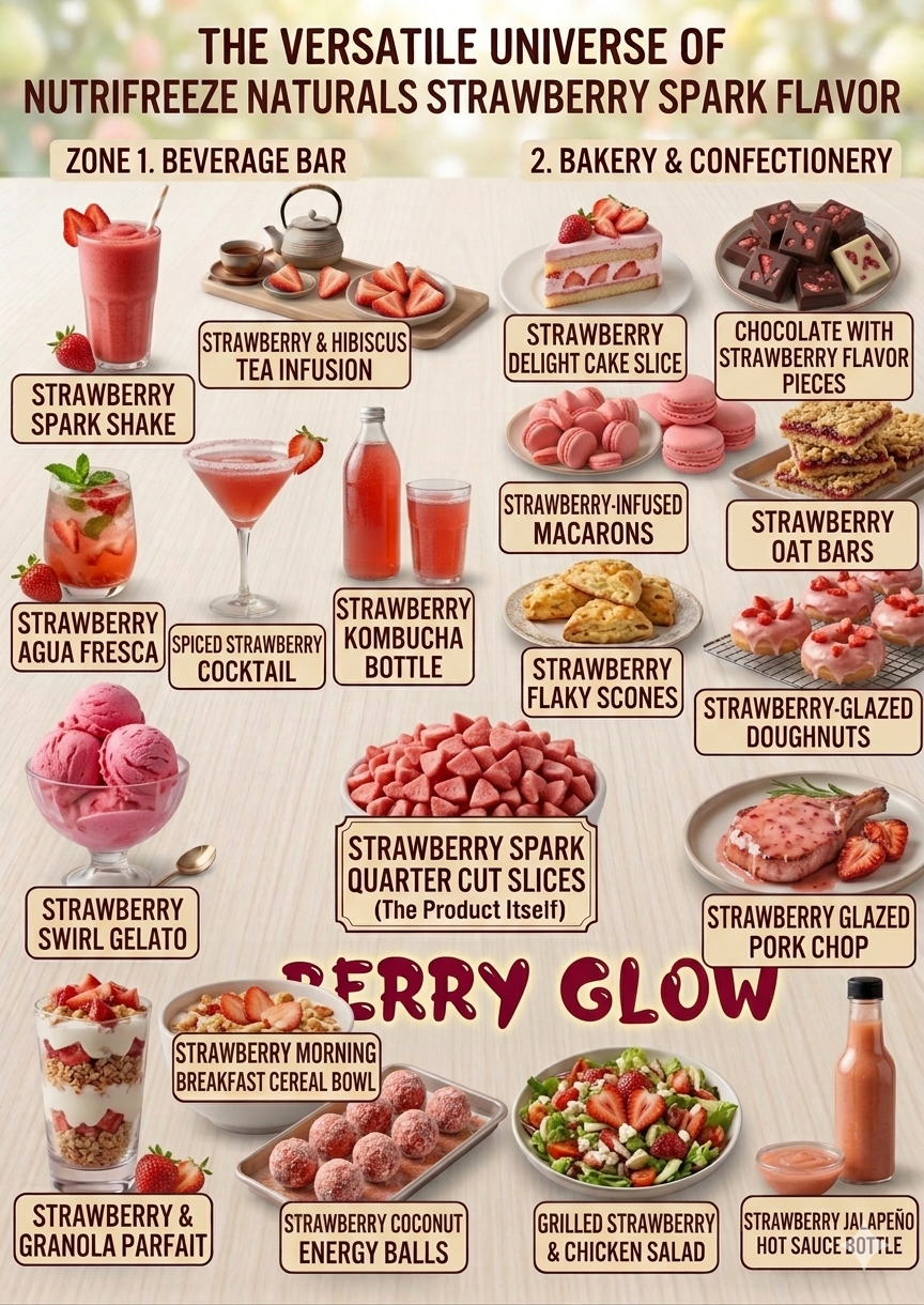 Strawberry Spark - Premium Dired Chips