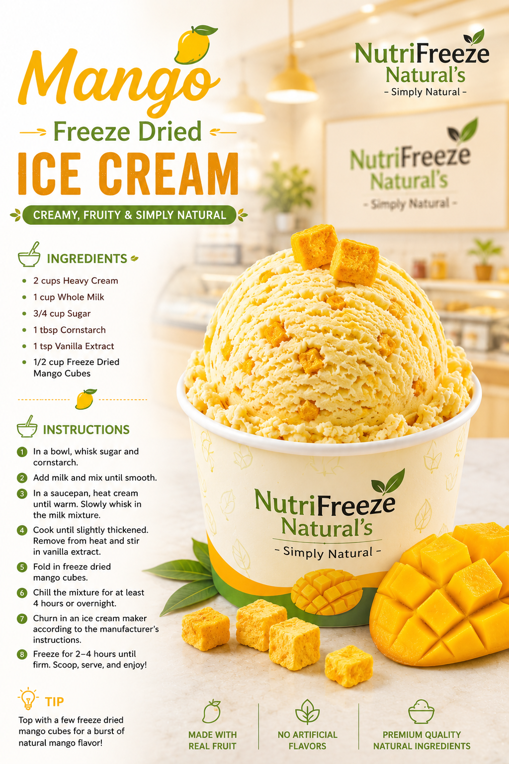 Mango Ice cream