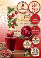 Strawberry Spark - Premium Dired Chips
