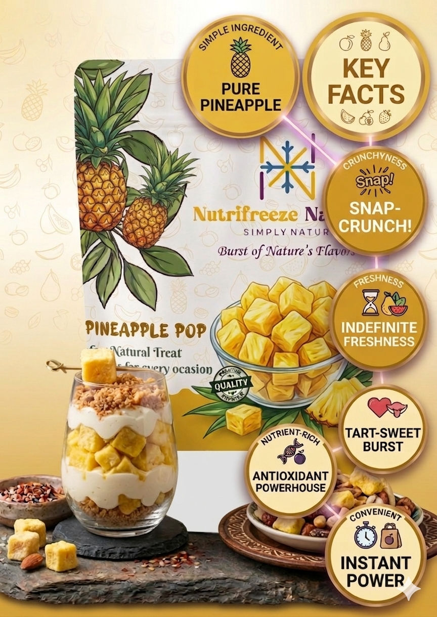 Pineapple Pop - Premium Dried Pineapple Slices