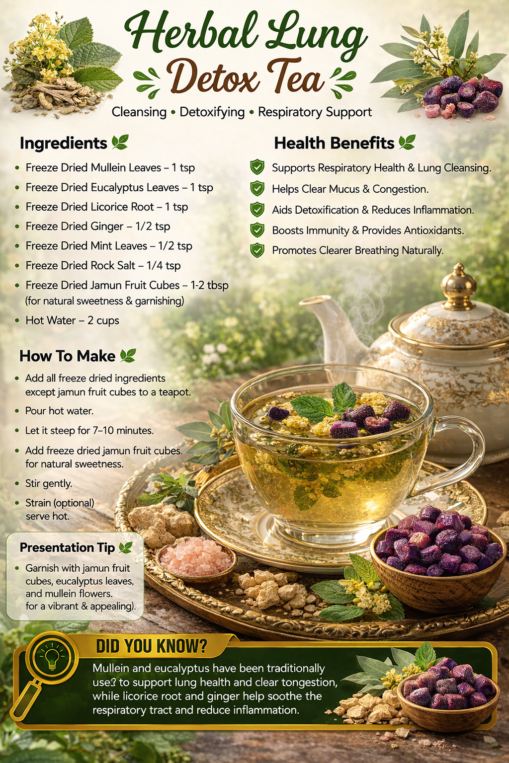 Herbal Lung Detox Tea