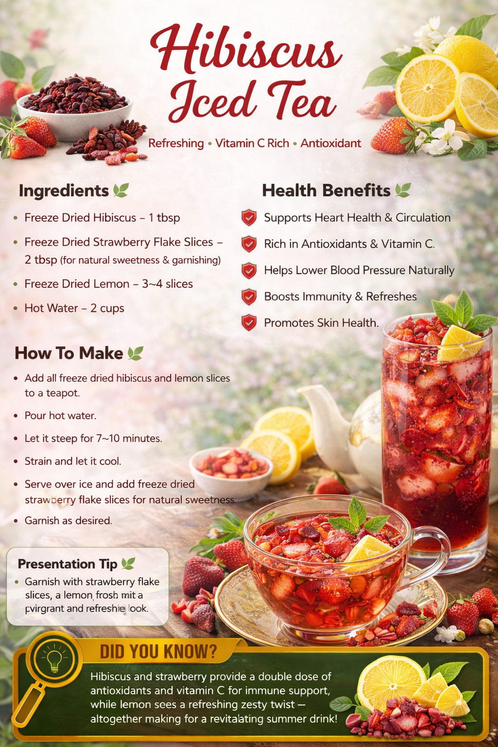 Hibiscus Iced Tea