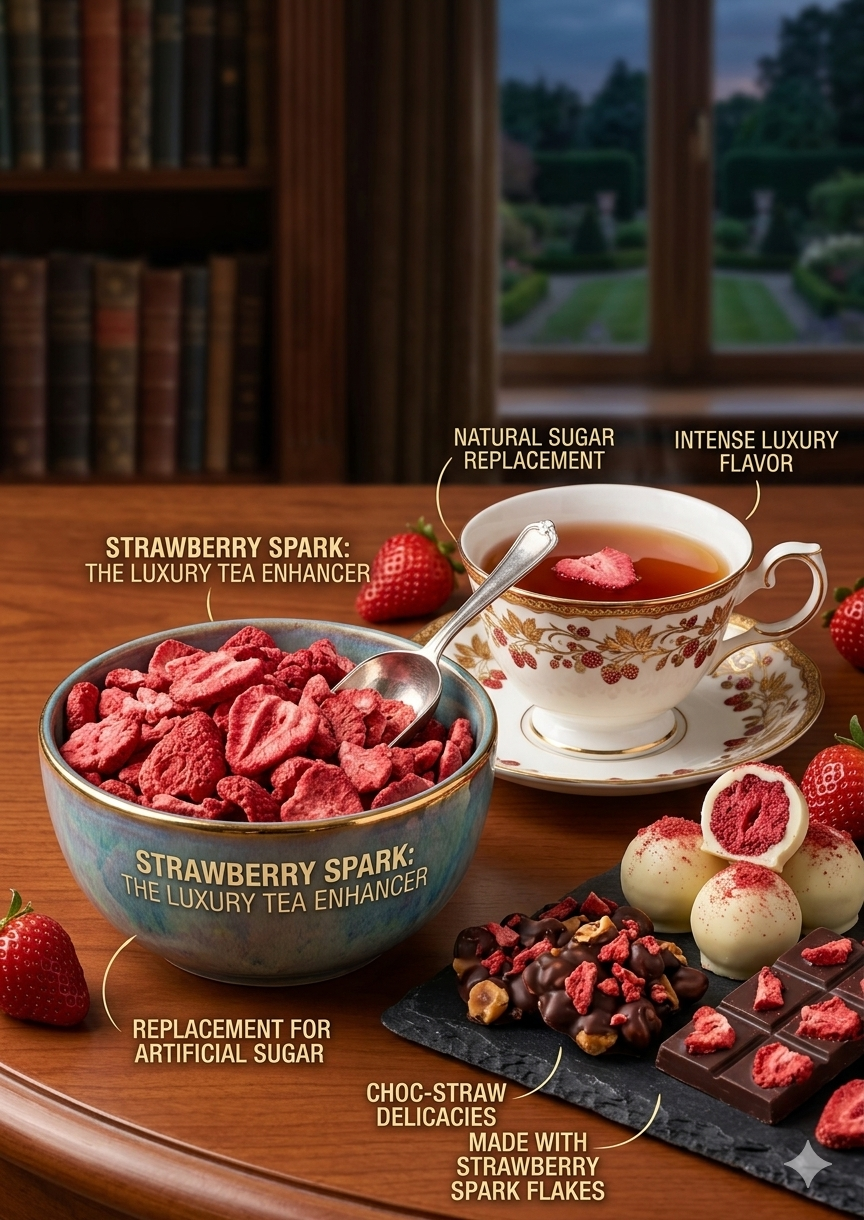 Strawberry Spark - Premium Dired Chips