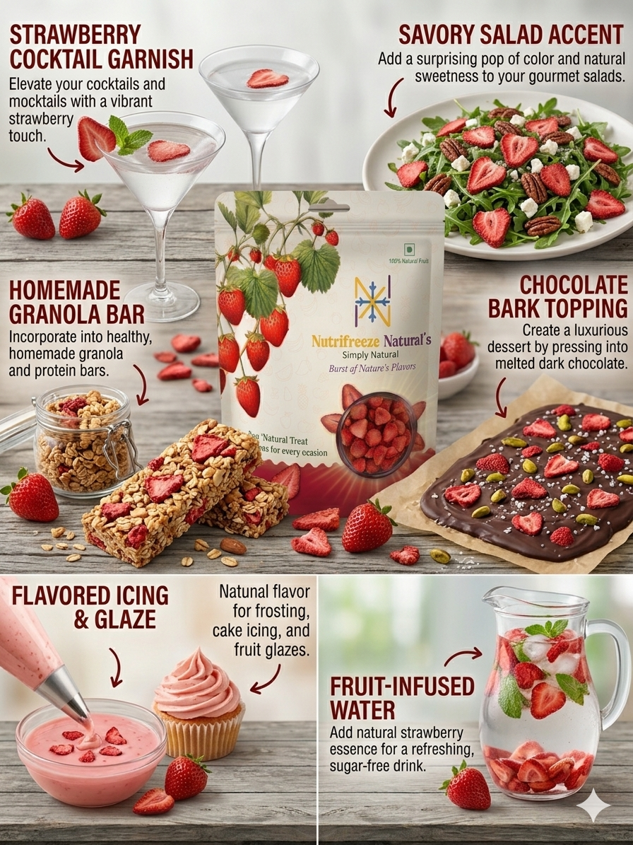 Strawberry Spark - Premium Dired Chips